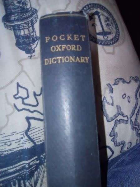 1934 pocket oxford dictionary