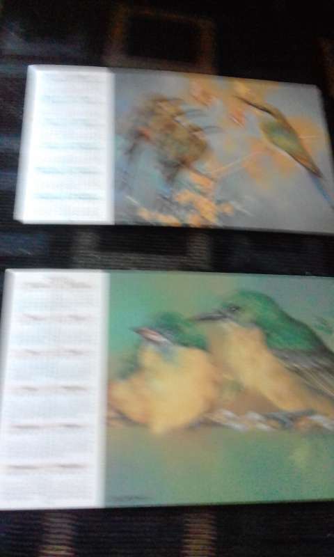 6 WILDLIFE POSTCARDS