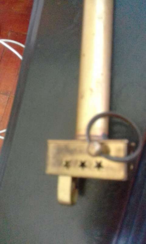 vintage  copper mortier fluid lighter