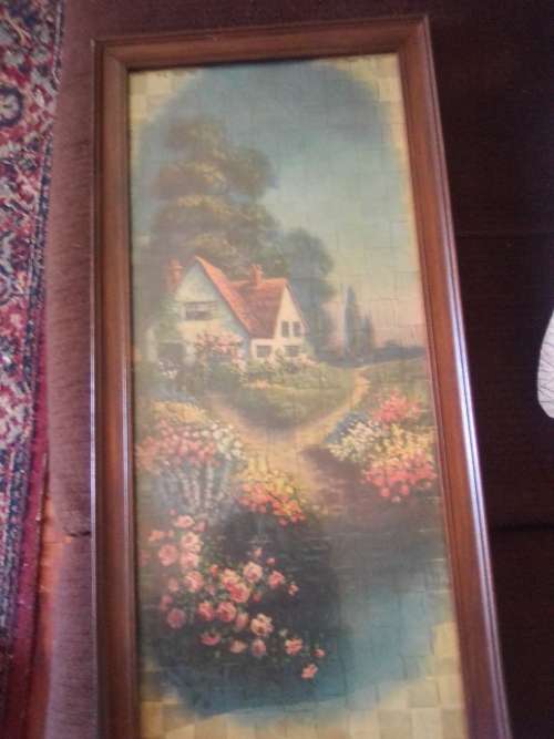 FRAMED PICTURE WITH GLASS
