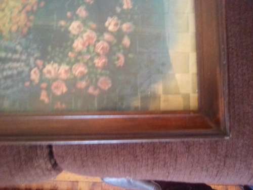 FRAMED PICTURE WITH GLASS