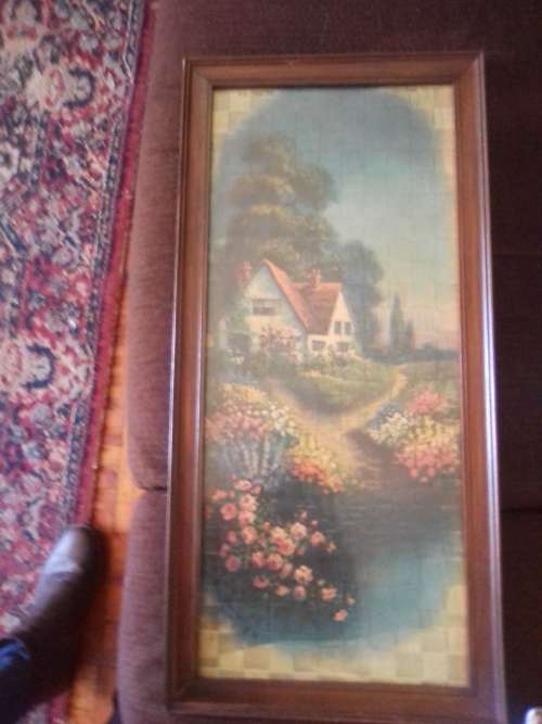 FRAMED PICTURE WITH GLASS