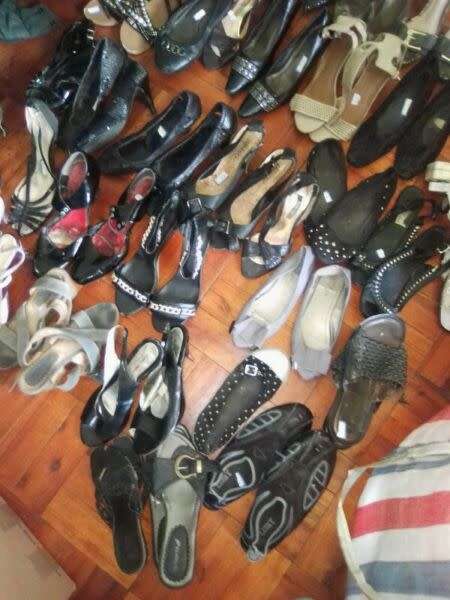 MIXED LOT SECONDHAND LADIES SHOES