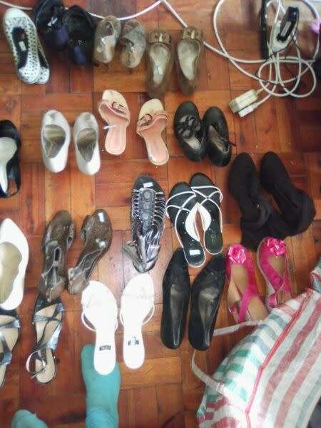 MIXED LOT SECONDHAND LADIES SHOES