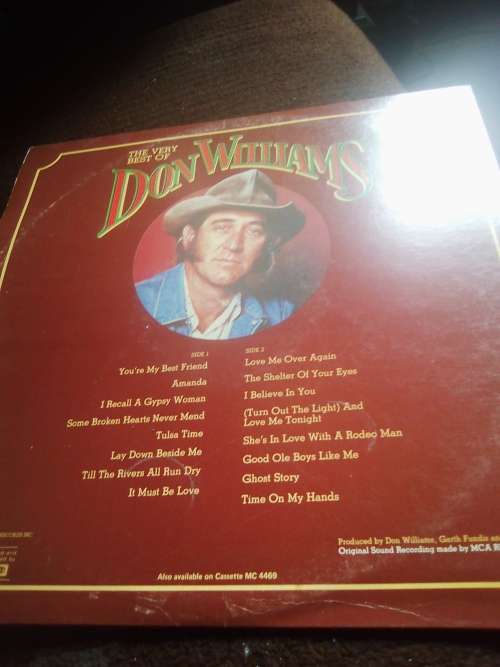 LP THE VERY BEST OF DON WILLIAMS LP
