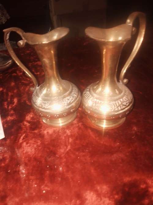 2 COPPER VASES
