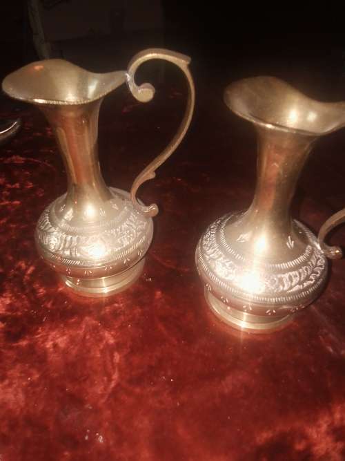 2 COPPER VASES