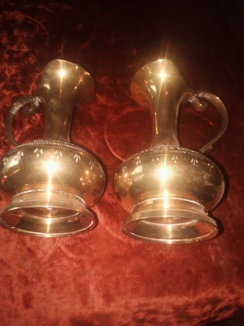 2 COPPER VASES