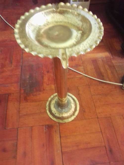 VINTAGE BRASS COPPER ASHTRAY