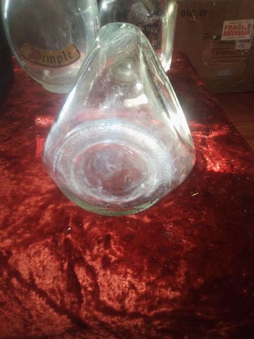 vintage dimples whiskey bottle