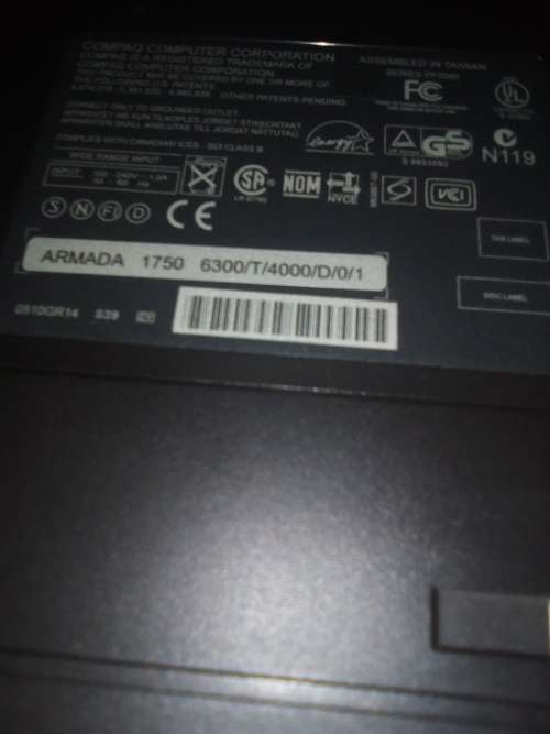 COMPAQ ARMADA 1750