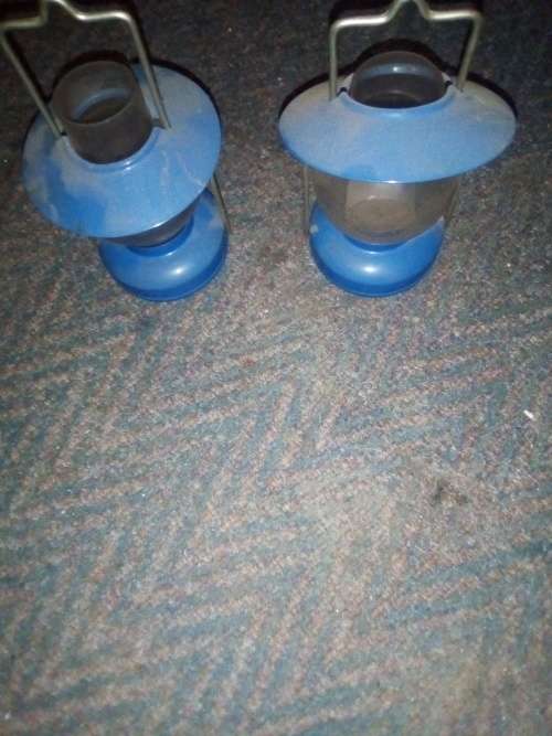2 SMALL LANTERN  LAMPS
