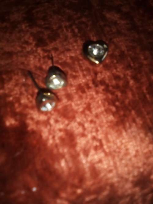 vintage goldtone earrings and pendant