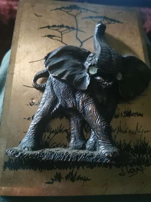 VINTAGE PURE COPPER  PLAQUE