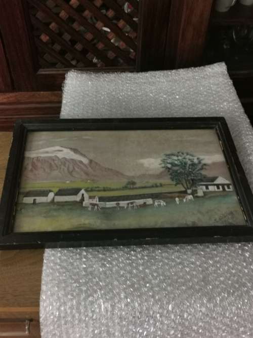 ANTIQUE ROSSALET PAINTING