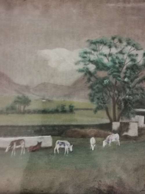 ANTIQUE ROSSALET PAINTING