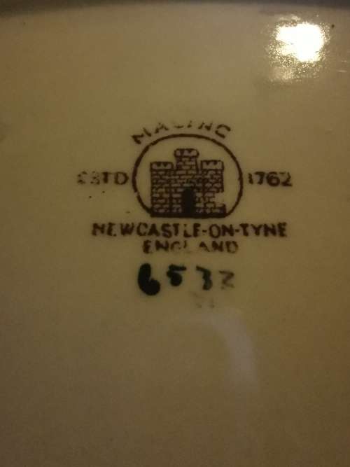 ANTIQUE MALING BOWL NEWCASTLE ON TYNE MARK DOWN
