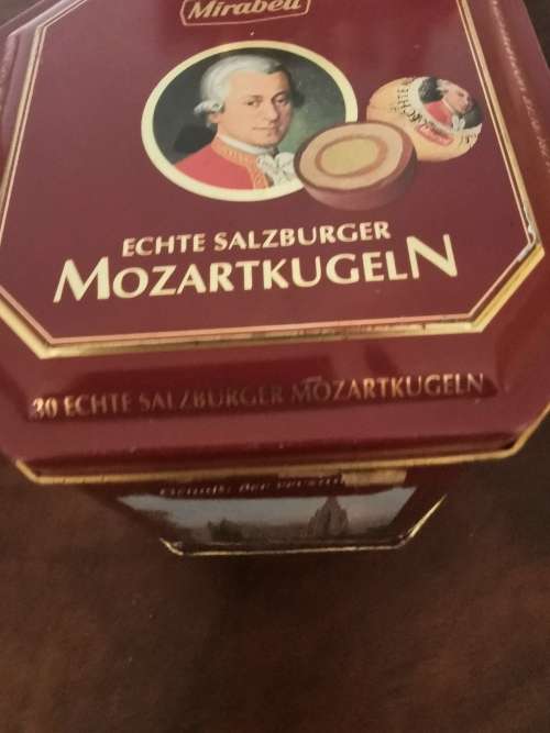 VINTAGE MOZART KUGELN TIN
