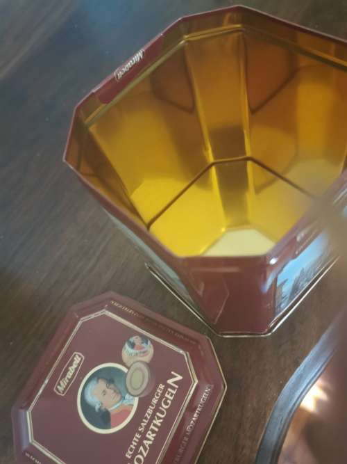 VINTAGE MOZART KUGELN TIN