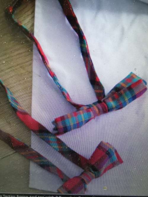 CARTER HARRIS APRON SET WITH 2 2 BOW TIES