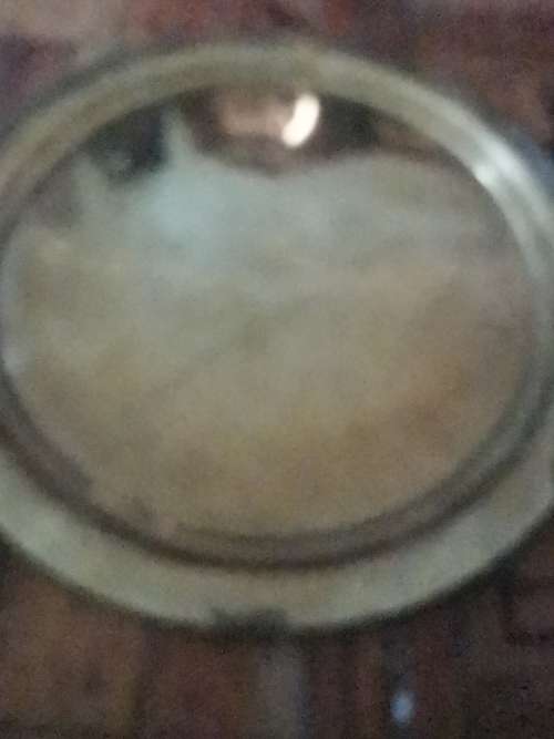 BRASS WALL HANGING PLATE 39CM