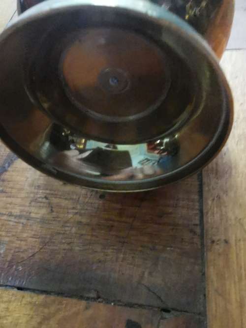 COPPER JAR WITH HANDLE 23CM