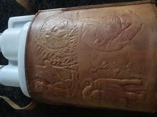 VINTAGE TOT MIXER IN LEATHER COVER