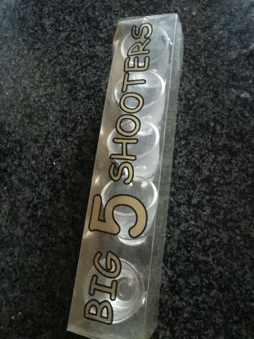 VINTAGE BIG 5 TOT GLASSES