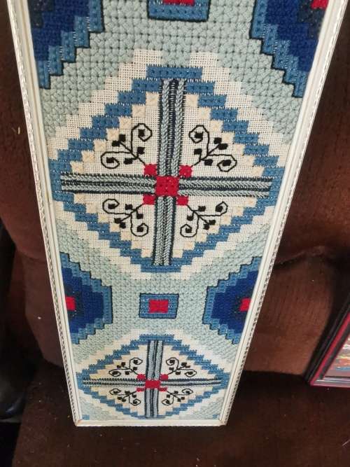 VINTAGE FRAMED TAPESTRY