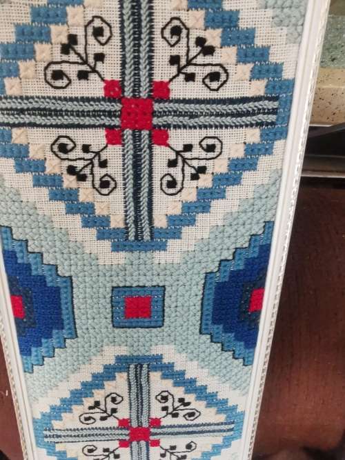 VINTAGE FRAMED TAPESTRY