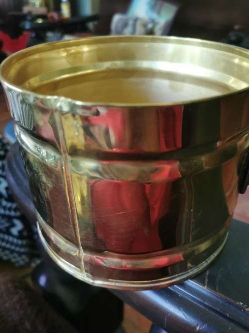 SOLID BRASS PLANTER