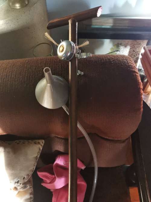 VINTAGE WALKING STICK WITH EXCESSORIES