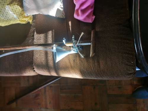 VINTAGE WALKING STICK WITH EXCESSORIES