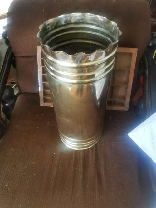BRASS PLANTER 45CM