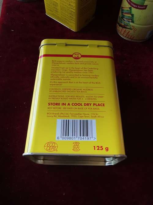 COLLECTABLE BOS ORGANICROOIBOS TE TIN