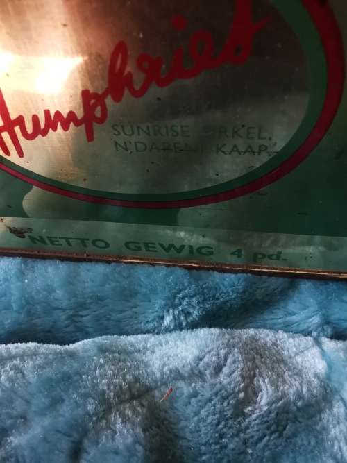COLLECTABLE HUMPHRIES 4LB TIN