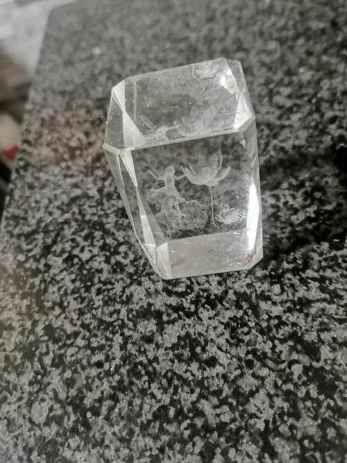 SMALL 3 DIMENSION GLASS ITEM