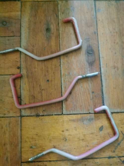 6 VINTAGE TREE HOOKS
