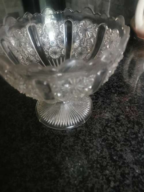 Antique  detailed glass  holder