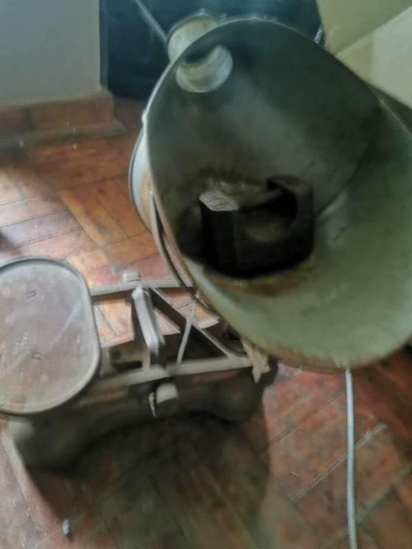 ANTIQUE BURMINGHAM SCALE WITH WEIGHTS