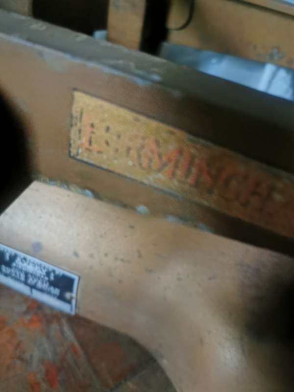 ANTIQUE BURMINGHAM SCALE WITH WEIGHTS