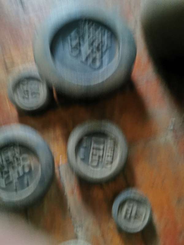 ANTIQUE BURMINGHAM SCALE WITH WEIGHTS