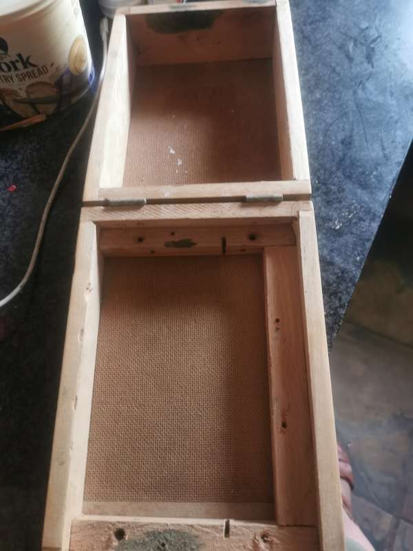 2 VINTAGE WOODEN BOXES WITH LATCH