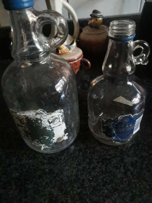2 VINTAGE COLECTABLE BOTTLES