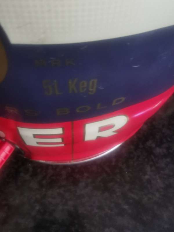 VINTAGE MANCAVE 5 LITER KEG  CAN