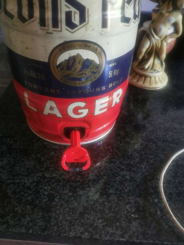 VINTAGE MANCAVE 5 LITER KEG  CAN