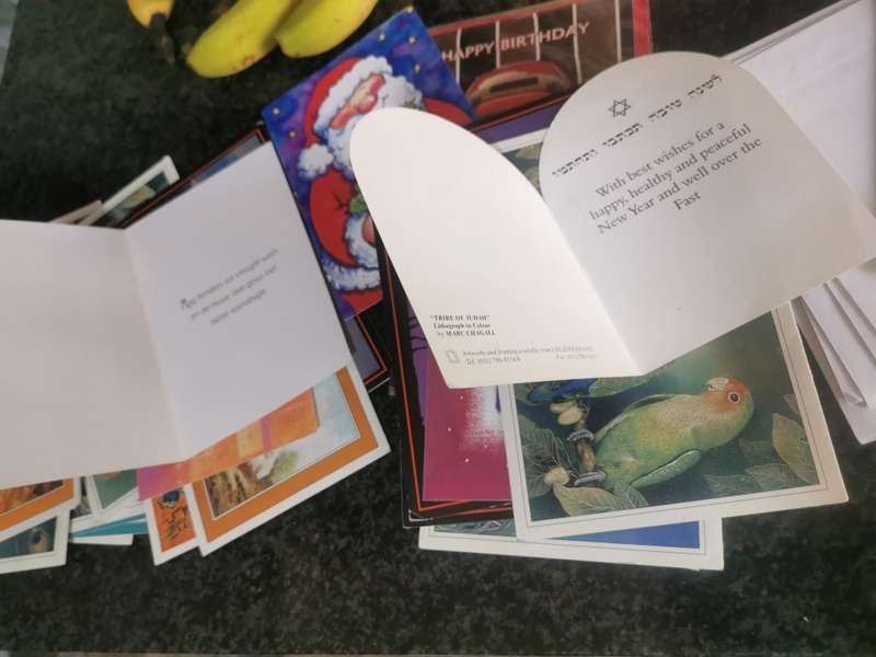28 UNUSED CHRISTMAS CARDS ETC