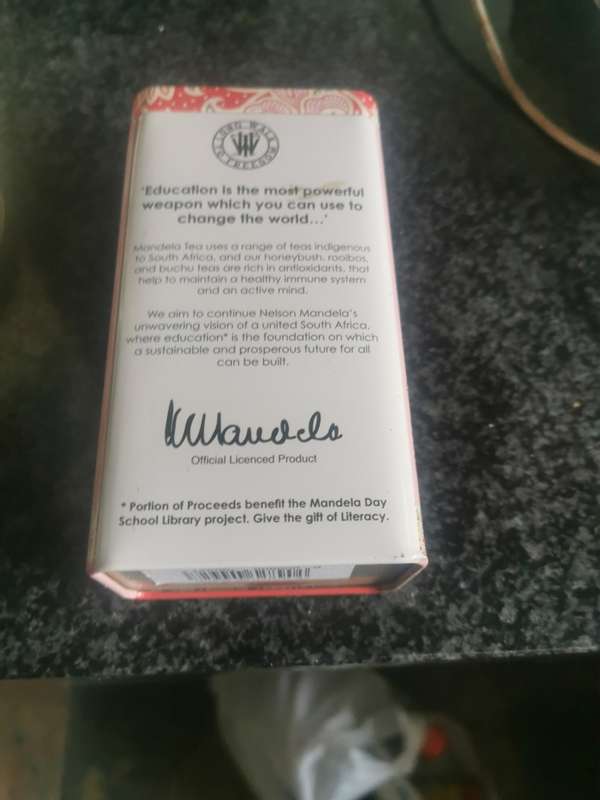 VINTAGE MANDELA TIN