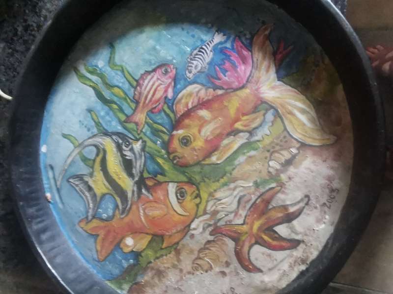 VINTAGE FISH TRAY