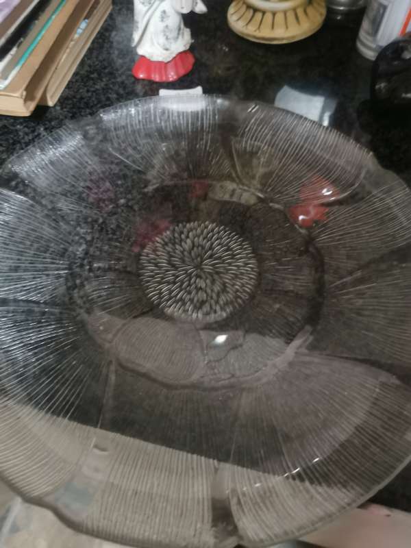 VINTAGE GLASS PLATTER 2